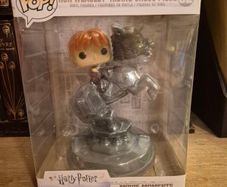Funko Pop! Ron Weasley Riding Chess Piece 82 , Movie Moments (Mint, Never Opened)