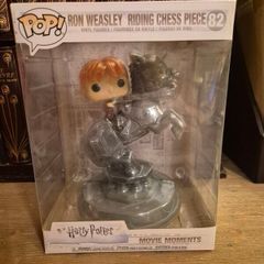 Funko Pop! Ron Weasley Riding Chess Piece 82 , Movie Moments (Mint, Never Opened)