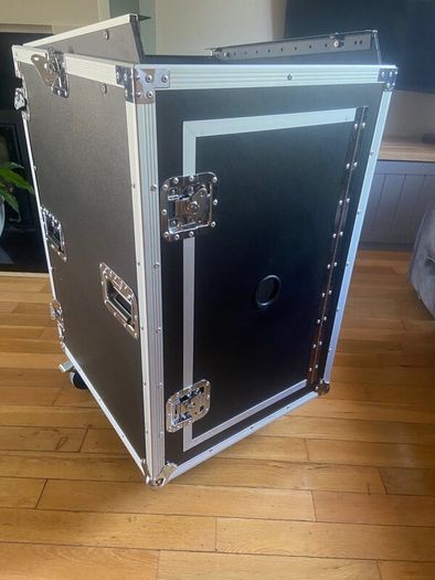 16u Heavy duty rack flightcase