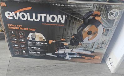 Evolution 255mm Tct Sliding Mitre Saw