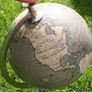 Vintage Globe 16" x 8" Image 7