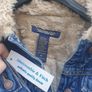 A&F Fleece Lined Womens Denim Jackets Image 3