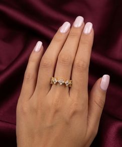 Clover Detail Ring