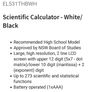 Scientific Calculator - White/ Black Image 5