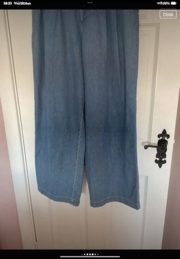 jeans  nwt F&f trouser style jeans size 12 wide leg