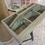 Vintage solid wood Tidy trough caddy Image 5