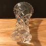 Small Crystal Hand Cut Glass Vase Image 4