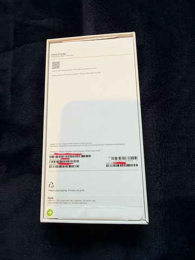 iPhone 17 Pro Max 256GB Cosmic Orange