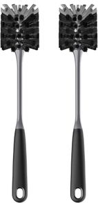 Long Handle Bottle Brush, Cleaning Brush for Water Bottle, Glassware, 2 Pack