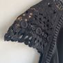 Papa D'oro ladies black lace top size 14 to 16 - new Image 3