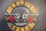 Guns N Roses Greatest Hits limited edition splatter vinyl - Signed by Duff