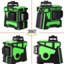 New Laser Level 12 Lines 3D Level Self-Leveling 360 Horizontal And Vertical Cross Super Powerful Green Laser Level kit Image 6