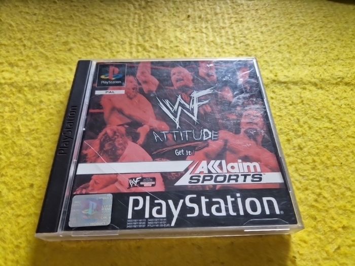 WF Attitude Wrestling PlayStation1 Ps1 PlayStation2 Ps2 games Original