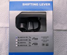 Shimano ALTUS Shift Lever, 6/7/8-speed, right hand side