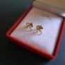 Gold Tone Prince Inspired Stud Earrings Musician Legend Prince Roger Nelson Symbol Earrings | Purple Rain Image 2