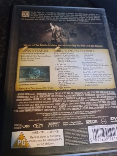 Lord Of The Rings DVD