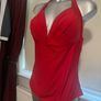 Holiday shop Red plus size halter neck swimsuit Perfect condition size UK22 EU50 Postage included Image 3