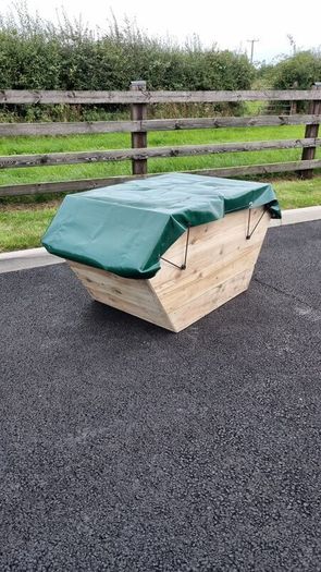 Kids Wooden Play Skip with Building Blocks