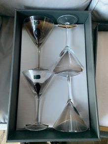 Black Splash Espresso Martini Glasses