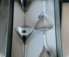 Black Splash Espresso Martini Glasses