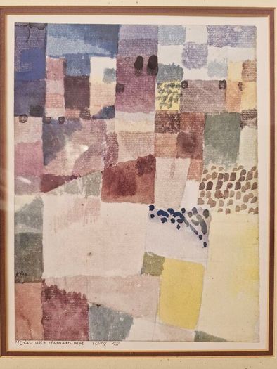 Paul Klee, Motiv aus Hammamet (1914) framed art print