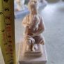 Vintage Moses sculpture on marble plinth. Image 4