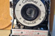 Coronet Rapide Vintage Folding Bellows 120 Film Camera with Case