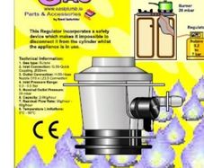 New Butane Propane gas Clip Regulator 27mm 37mbar