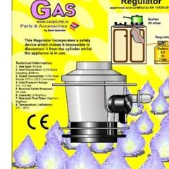 New Butane Propane gas Clip Regulator 27mm 37mbar