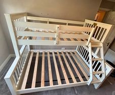 Triple bunk bed : double /single bunk bed.