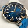 Oris Aquis Calibre 400 Blue/Gold New Full Set Image 5