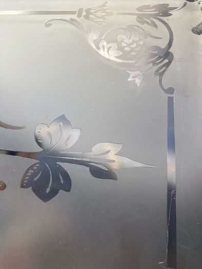 glass panel.
