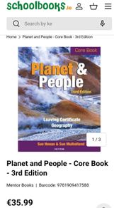 Planet and People 3rd ed. Leaving certificate Geography