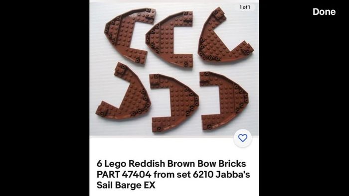 lego Star Wars Jabba sail barge parts