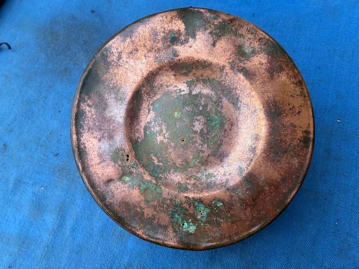 Antique double burner oil lamp