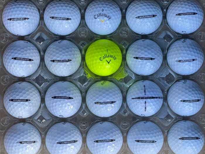 20 used Callaway Warbird golf balls