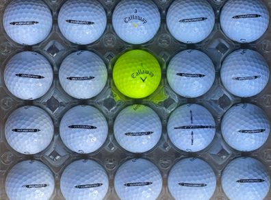 20 used Callaway Warbird golf balls