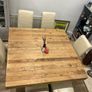 Rustic dining table only used a handful of times Image 9