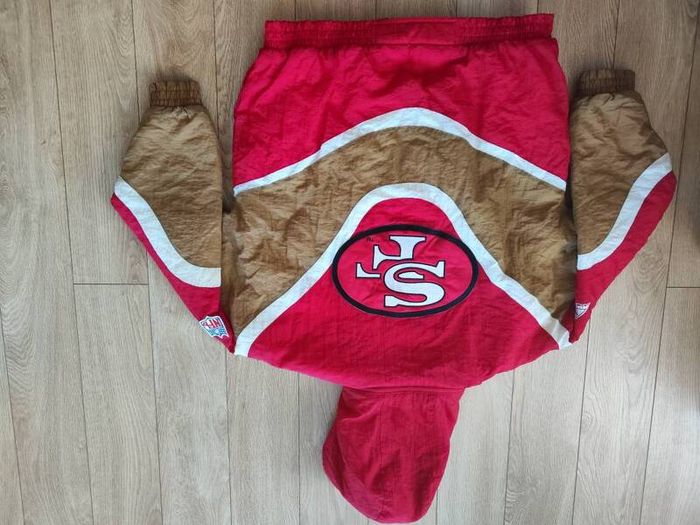 Vintage San Francisco 49er jacket jumper NFL authentic pro line Apex one mens L