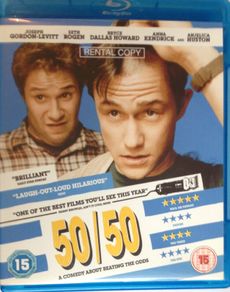 50/50 (2011) Joseph Gordon-Levitt, Seth Rogen, Anna Kendrick, Bryce Dallas Howard & Anjelica Huston [Blu-ray Movie]