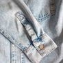 ladies shirt. Zara. Size xsmall. Oversized denim shirt Image 4