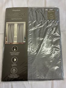 Blackout curtain in grey