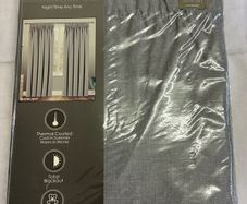 Blackout curtain in grey