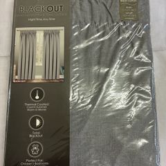 Blackout curtain in grey