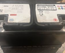 BMW start/stop battery