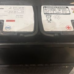 BMW start/stop battery