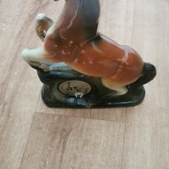 vintage horse clock