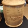 Coffee and sugar wooden canisters Image 3
