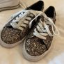 Girls shoe trainers bundle Zara Bershka uk3 35 white and silver sparkles Image 3