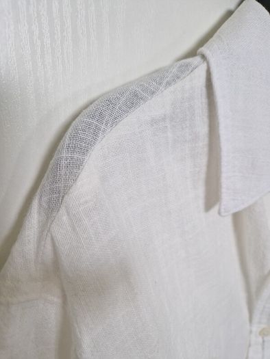 Bershka Short Sleeve Textured Rustic Shirt